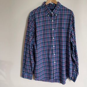 Polo Ralph Lauren Plaid Button Down XL